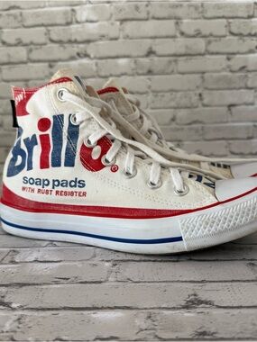 Converse Chuck Taylor All Star Hi Andy Warhol Brillo Sneakers Size 7 Women 5 Men